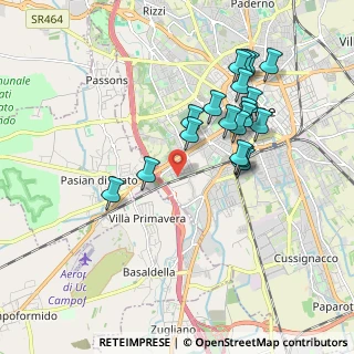 Mappa Via Giovanni di Moravia, 33100 Udine UD, Italia (1.79105)