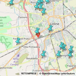Mappa Via Giovanni di Moravia, 33100 Udine UD, Italia (3.13)