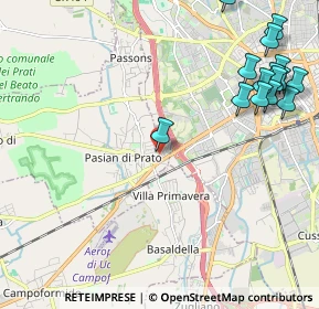 Mappa Via Vercelli, 33037 Pasian di Prato UD, Italia (2.79)