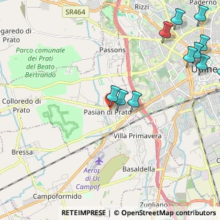 Mappa Via P. Bonanni, 33037 Pasian di Prato UD, Italia (3.19923)
