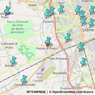 Mappa Via P. Bonanni, 33037 Pasian di Prato UD, Italia (3.38063)