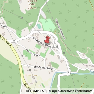 Mappa Via Per Vignola, 1/A, 38057 Pergine Valsugana, Trento (Trentino-Alto Adige)