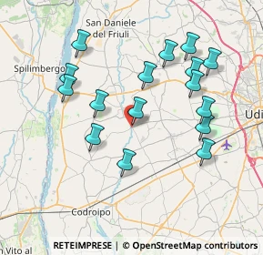 Mappa Via XI Febbraio, 33036 Mereto di Tomba UD, Italia (7.38313)