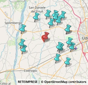 Mappa Via XI Febbraio, 33036 Mereto di Tomba UD, Italia (7.77053)