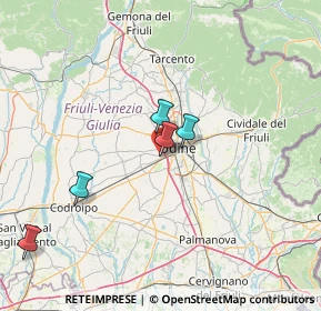 Mappa Via Roma, 33037 Pasian di Prato UD, Italia (34.53273)