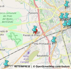 Mappa Via Roma, 33037 Pasian di Prato UD, Italia (3.53063)