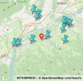 Mappa Via San Candido, 32026 Borgo Valbelluna BL, Italia (4.11083)