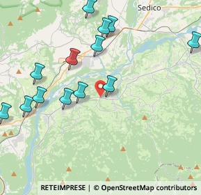 Mappa Via San Candido, 32026 Borgo Valbelluna BL, Italia (4.87071)