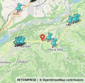 Mappa Via San Candido, 32026 Borgo Valbelluna BL, Italia (2.8095)