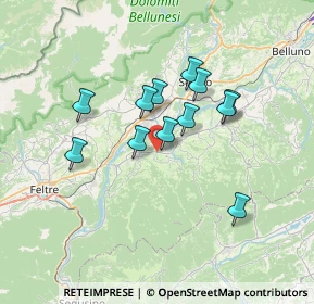 Mappa Via San Candido, 32026 Borgo Valbelluna BL, Italia (5.59)