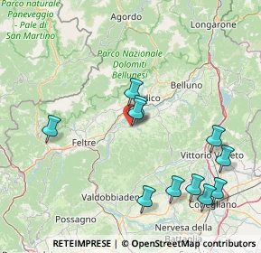 Mappa Via San Candido, 32026 Borgo Valbelluna BL, Italia (17.01545)