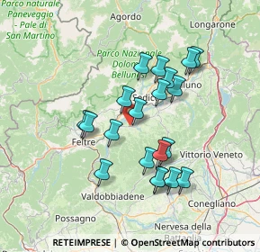Mappa Via San Candido, 32026 Borgo Valbelluna BL, Italia (12.4)