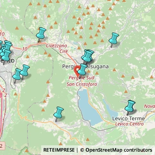 Mappa Via delle Stónfe, 38057 Pergine Valsugana TN, Italia (6.03944)