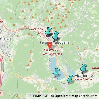 Mappa Via delle Stónfe, 38057 Pergine Valsugana TN, Italia (3.43917)
