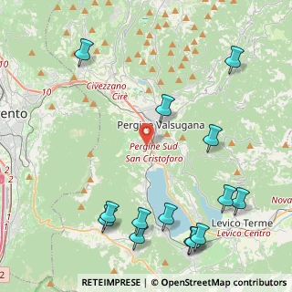 Mappa Via delle Stónfe, 38057 Pergine Valsugana TN, Italia (5.58786)