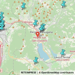 Mappa Via delle Stónfe, 38057 Pergine Valsugana TN, Italia (6.95474)