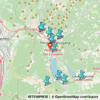 Mappa Via delle Stónfe, 38057 Pergine Valsugana TN, Italia (3.42583)