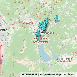 Mappa Via delle Stónfe, 38057 Pergine Valsugana TN, Italia (2.14091)