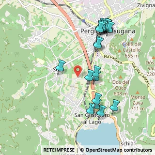 Mappa Via delle Stónfe, 38057 Pergine Valsugana TN, Italia (1.0735)