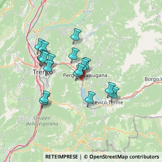 Mappa Via delle Stónfe, 38057 Pergine Valsugana TN, Italia (6.61667)