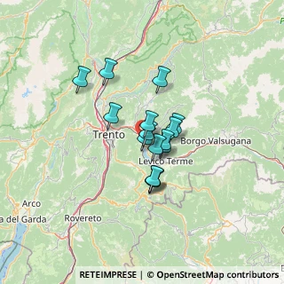 Mappa Via delle Stónfe, 38057 Pergine Valsugana TN, Italia (8.56267)