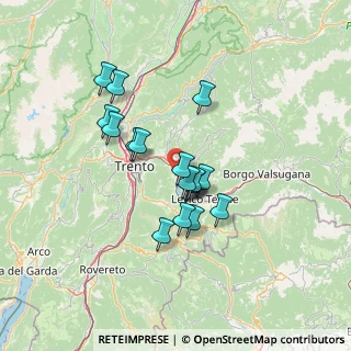 Mappa Via delle Stónfe, 38057 Pergine Valsugana TN, Italia (10.72294)