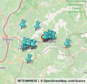 Mappa Via Armentera, 38051 Borgo Valsugana TN, Italia (9.63389)