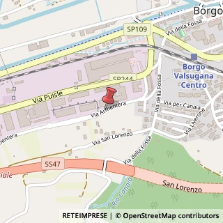 Mappa Via Armentera, 7, 38051 Borgo Valsugana, Trento (Trentino-Alto Adige)