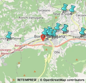 Mappa Via Armentera, 38051 Borgo Valsugana TN, Italia (2.01167)