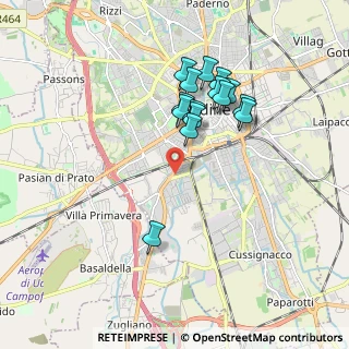 Mappa Via Paolo Fistulario, 33100 Udine UD, Italia (1.61533)