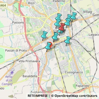 Mappa Via Paolo Fistulario, 33100 Udine UD, Italia (1.61923)