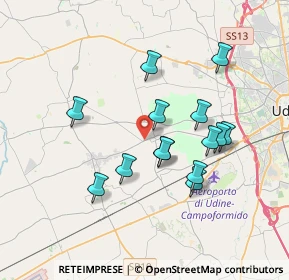 Mappa Via Silvio del Forno, 33037 Pasian di Prato UD, Italia (3.21286)