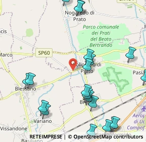 Mappa Via Silvio del Forno, 33037 Pasian di Prato UD, Italia (2.5985)