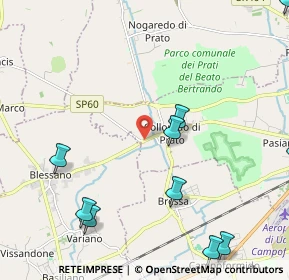 Mappa Via Silvio del Forno, 33037 Pasian di Prato UD, Italia (3.16)