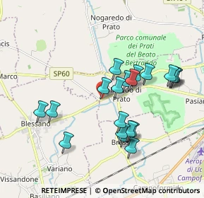 Mappa Via Silvio del Forno, 33037 Pasian di Prato UD, Italia (1.76)