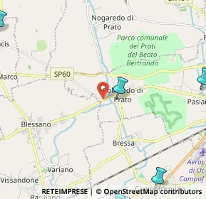 Mappa Via Silvio del Forno, 33037 Pasian di Prato UD, Italia (4.08273)