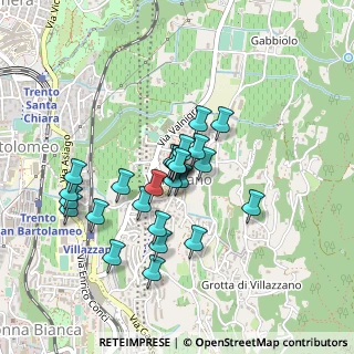 Mappa Strada Stretta, 38123 Trento TN, Italia (0.35038)