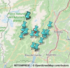 Mappa Via Risorgimento, 38070 Stenico TN, Italia (10.871)