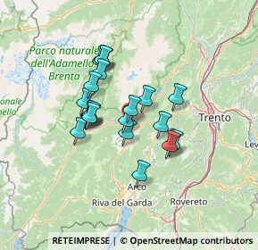 Mappa Via Risorgimento, 38070 Stenico TN, Italia (10.156)