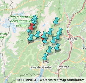 Mappa Via Risorgimento, 38070 Stenico TN, Italia (9.9165)