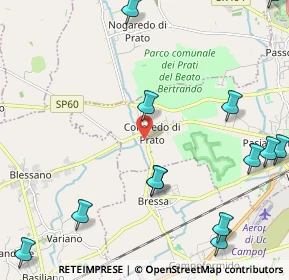 Mappa Via Variano, 33037 Pasian di Prato UD, Italia (2.93154)