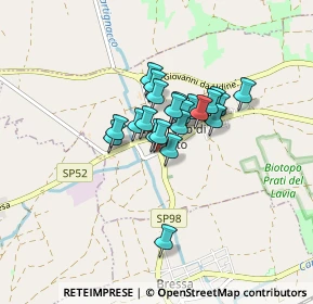 Mappa Via Variano, 33037 Pasian di Prato UD, Italia (0.51818)