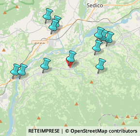 Mappa Via Piero Bargagni, 32026 Mel BL, Italia (4.0275)