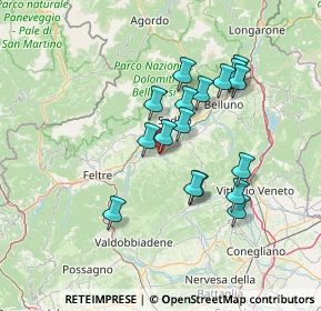Mappa Via Piero Bargagni, 32026 Mel BL, Italia (12.19294)