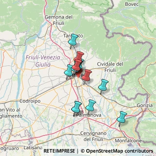 Mappa Via dei Carlini, 33100 Udine UD, Italia (9.66769)