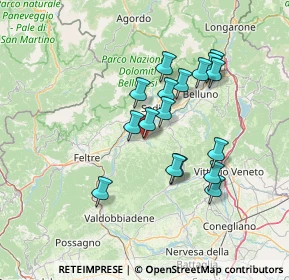Mappa Via Piero Bargagni, 32026 Borgo Valbelluna BL, Italia (12.16529)