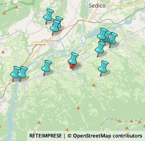 Mappa Via Piero Bargagni, 32026 Borgo Valbelluna BL, Italia (4.03167)