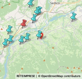 Mappa Via Piero Bargagni, 32026 Borgo Valbelluna BL, Italia (5.35214)