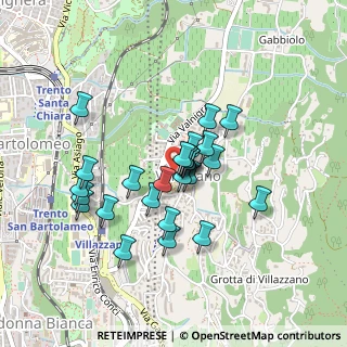 Mappa Via dei Colli, 38123 Trento TN, Italia (0.34423)