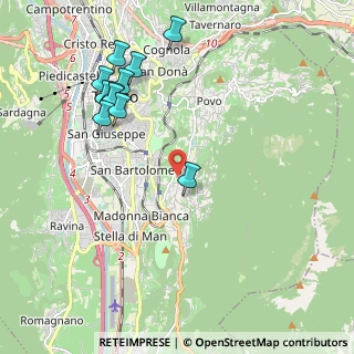 Mappa Via dei Colli, 38123 Trento TN, Italia (2.23909)